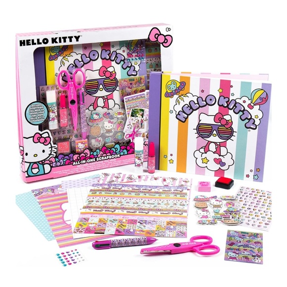 Hello Kitty All-in-One DIY Design Your Own Scrapbook with Over 250 Essentials - Picture 6 of 9